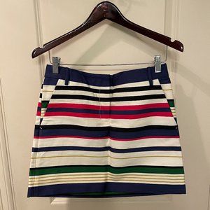 J.Crew Striped Multicolor Mini Skirt 4